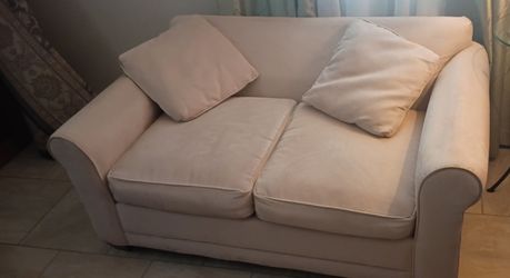 Beige 2 seater couch