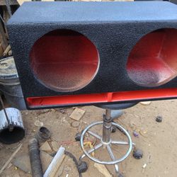 dual 10s custom Ported Box 
