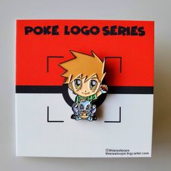 Pokemon Blue Trainer Enamel Pin