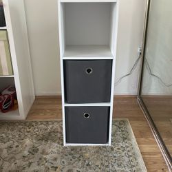 Book shelf with organizers