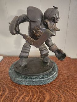 1993 might ducks bronze signed numbered