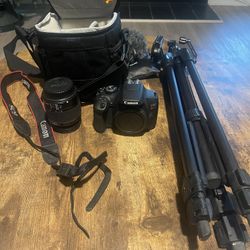 Canon Rebel T7 Camera With 18-55 Mm Lense 