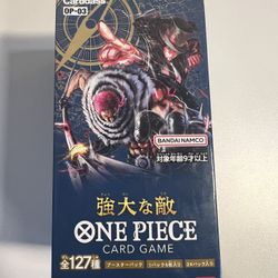 Bandai One Piece CCG Mighty Enemies Box - OP-03
