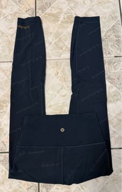 Lululemon Navy Blue Leggings with Pockets