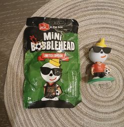 Limited edition Jack in the Box mini bobblehead Canada jersey Jack Box