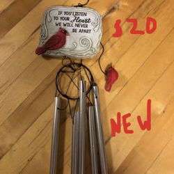 Cardinal Wind Chime 