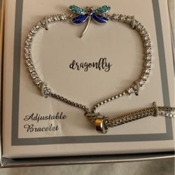 dragonfly adjustable bracelet