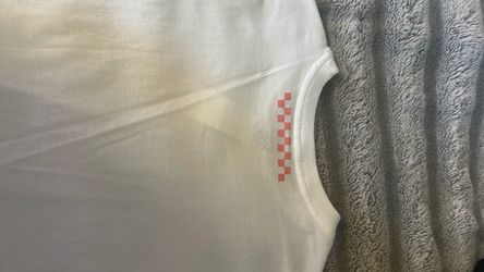 NWT Vans T-Shirt with Pink Checkered Print
