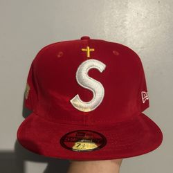 Supreme Jesus  fitted hat