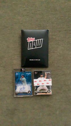 Dodgers Topps Now 2021 Postseason Team Set With Corey Seager Autograph Card 10/49