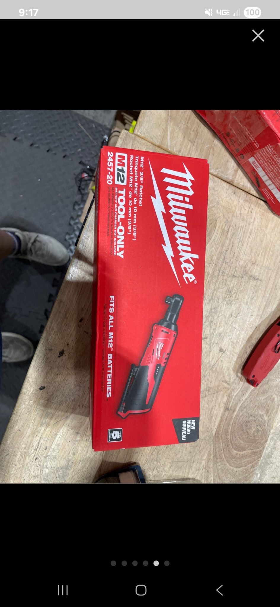 Milwaukee M12 3/8 Ratchet