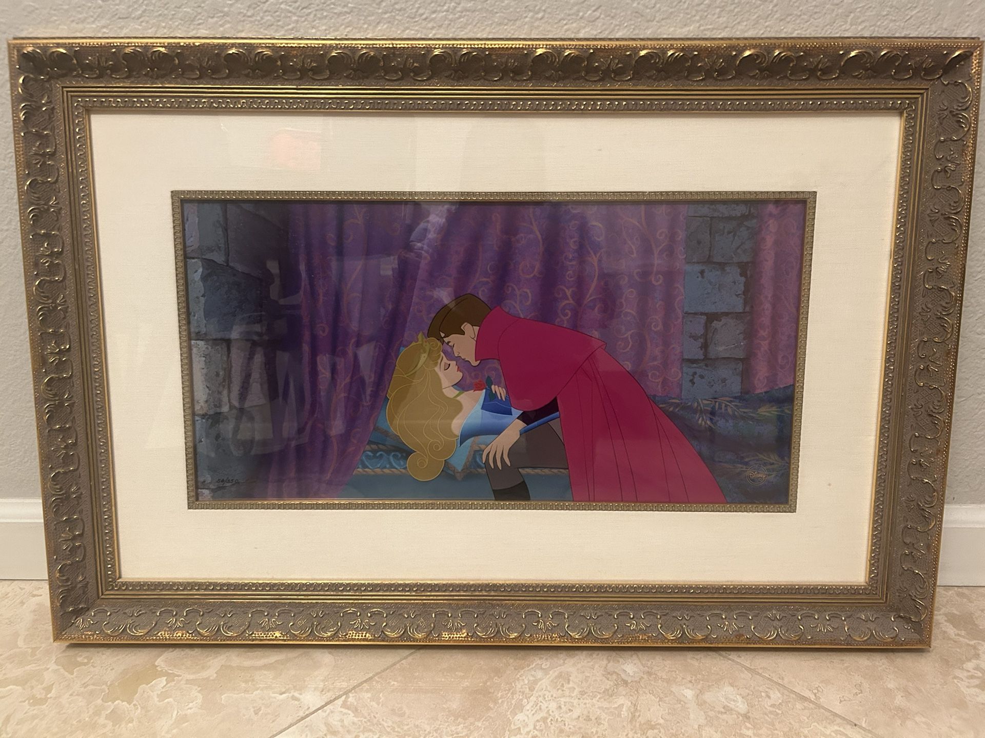 Disney Sleeping Beauty Cel True Love's Kiss Animation Art Edition