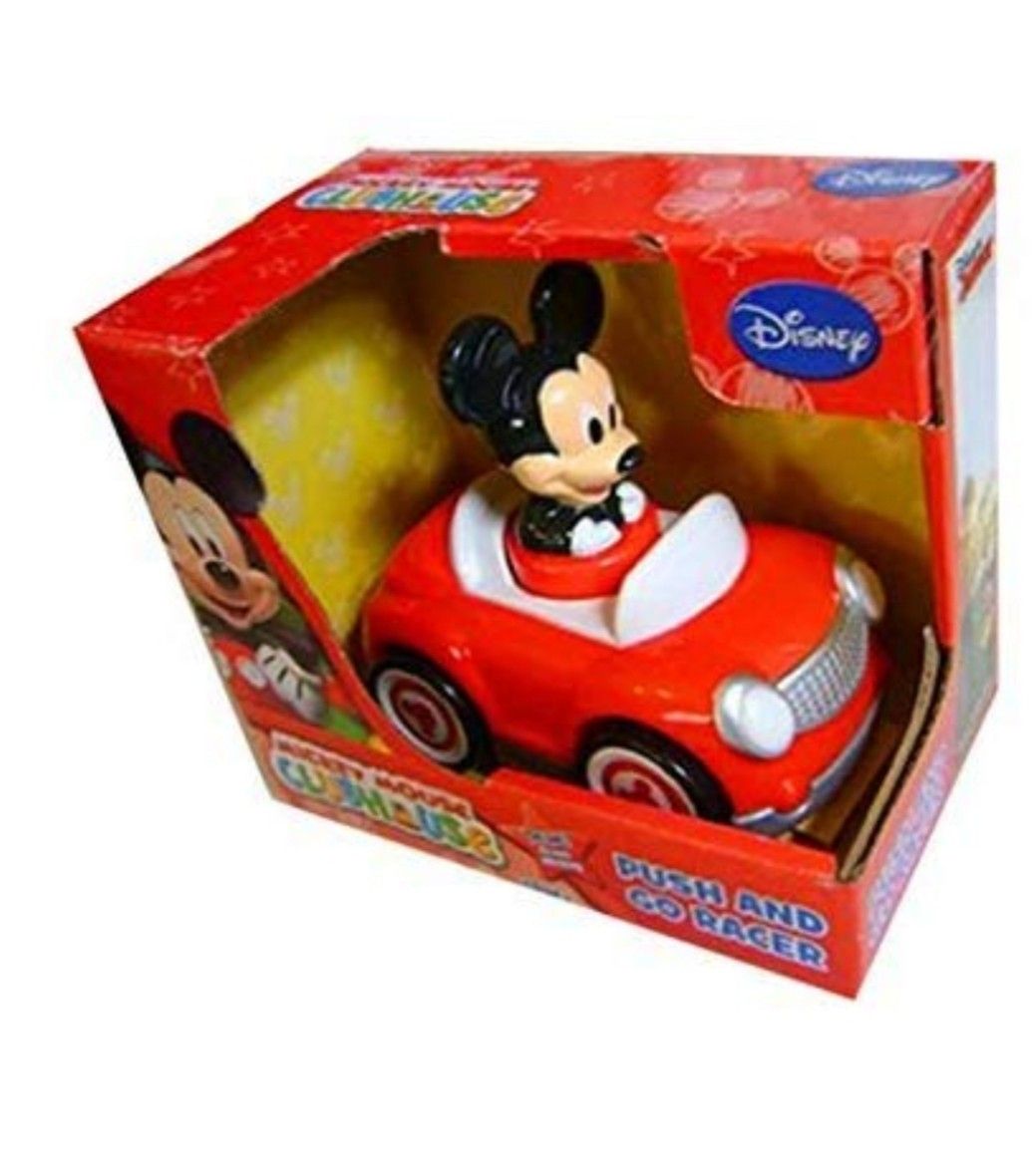 BRAND NEW- DISNEY MICKEY PUSH AND GO RACER