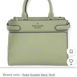 Kate Spade Staci Medium Satchel - Sage Green