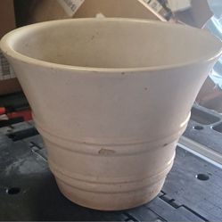 Small Cream Planter Flower Pot