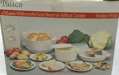 NEW Palico Mamic Microwave Food Steamer with Rice Cooker Model FP300
