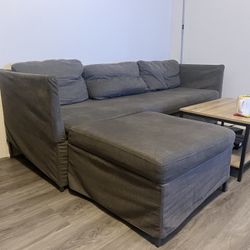 Grey L Shaped Sofa