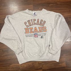 Logo Athletic Chicago Bears 🐻 Pullover  Sweatshirt Size XL 