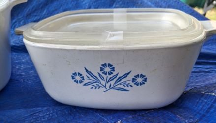 CORNINGWARE CORNFLOWER BLUE 3 QT./ LID