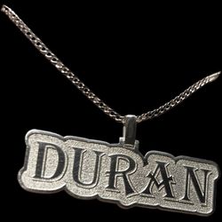 Personalized names Sterling silver