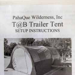 Side Tent For T@B Trailer