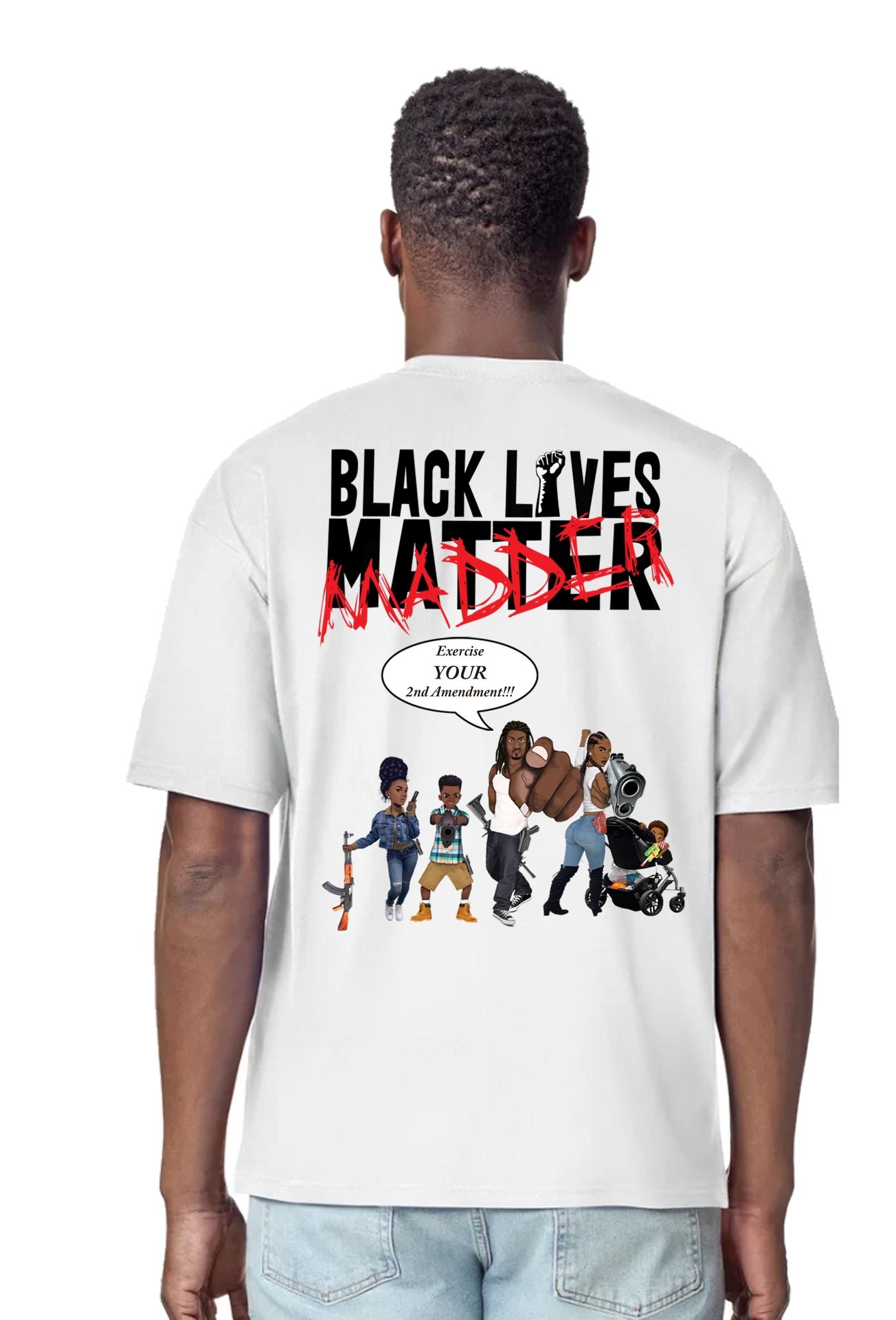 Black Lives MADDER 2 Nd Amendment T Shirt