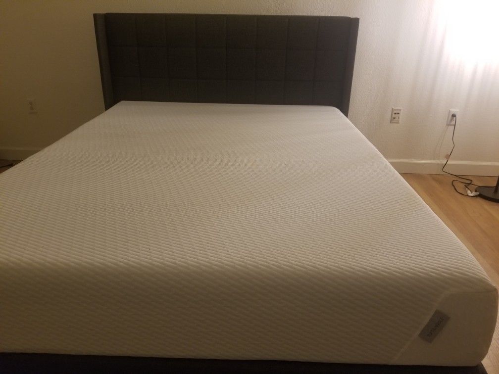 Tuft and Needle Original Mattress (Adaptive Foam) and ZINUS platform bed frame (Queen Size)