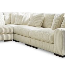 Lindyn Ivory 4-Piece  Sectioanal (Sofa, loveseat, Sectional options