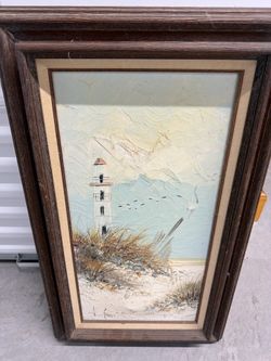 Lighthouse painting