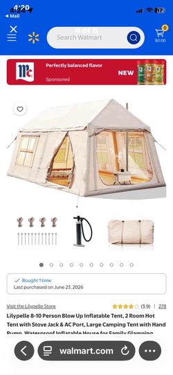 Brand new 8-10 person tent