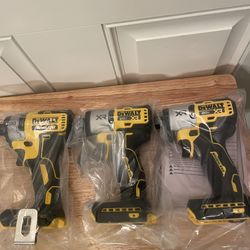 20V MAX 1/4” Impact Driver 3-Speed Brushless $99 Each-Cada Uno Tool Only Solo Herramienta )