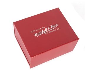 Mitchell & Ness red hat display box RARE

