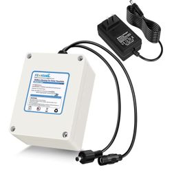 Battery Backup for Solar Fountain Water Pump Backup Battery 4800mah, DC5521 Compatible with FEOXSHAL Solar Fountain Only