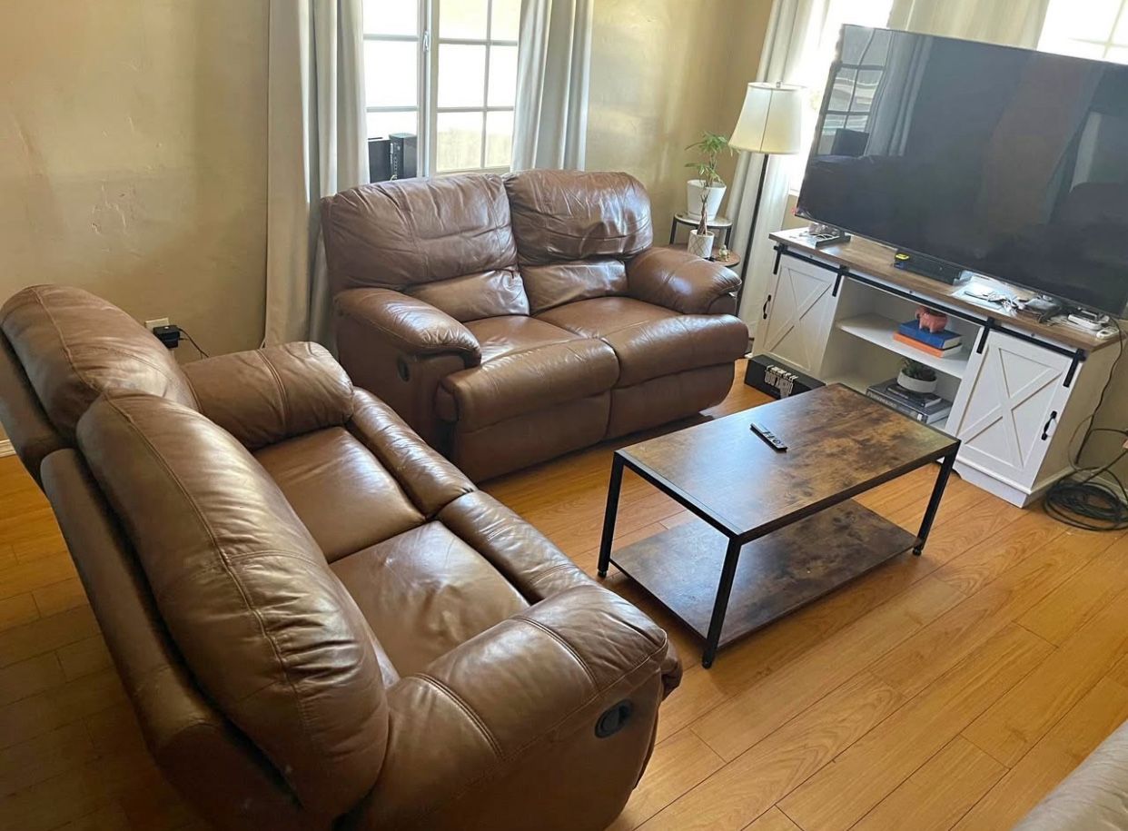 Sofa Couch Leather Recliner Free Delivery