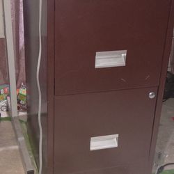 Brown Filing Cabinet Dresser Toolbox- Free Delivery