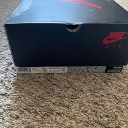 Air Jordan 5 Retro OG White Fire Red Black Size 12