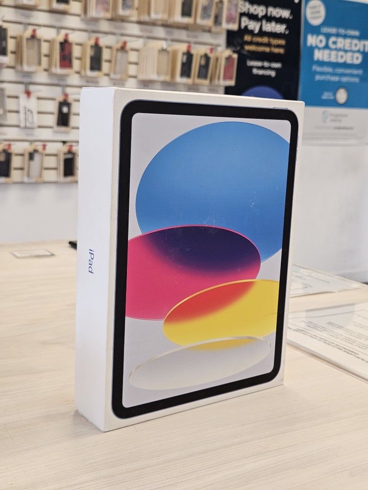 Apple IPad 10th Gen Tablet Brand New - Best Deal In Town - $5 Down Today