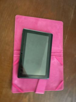 Amazon Fire Tablet with Pink Case