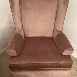 Mauve Wing Chair