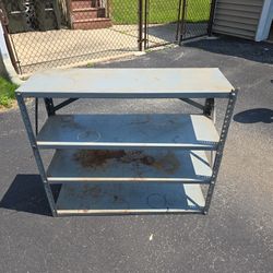 Small Metal Shelving Unit 