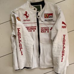 FERRARI LEATHER JACKET