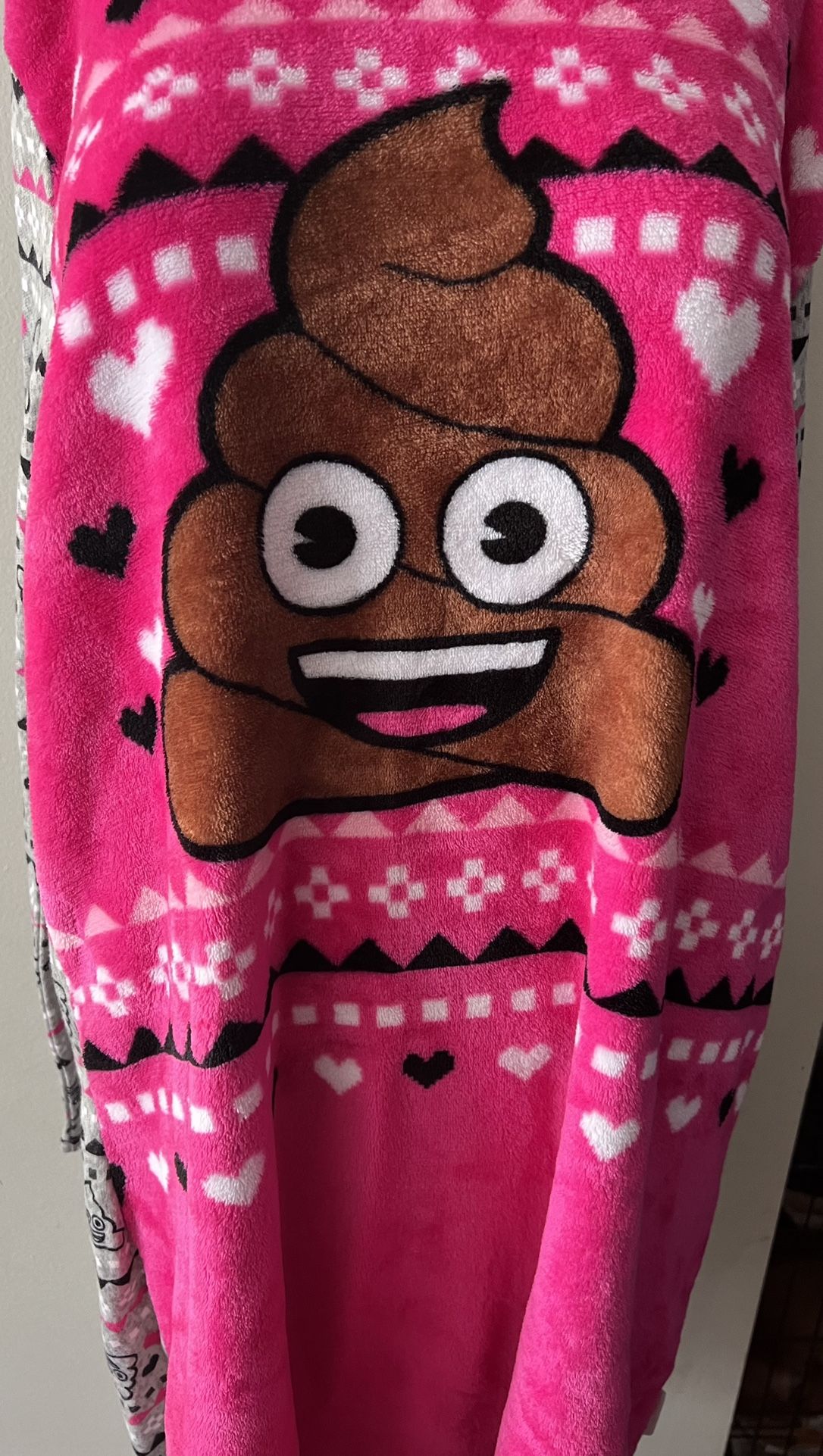 Preowned Emoji Fleece Camis Nightgown (14-17)