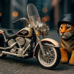 Maisto 1993 Harley-Davidson FLSTN Heritage Softail Nostalgia Motorcycle 1:18, 5”