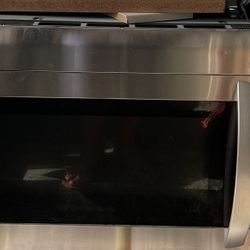 Microwave Working Good, Stainless Steel And Black