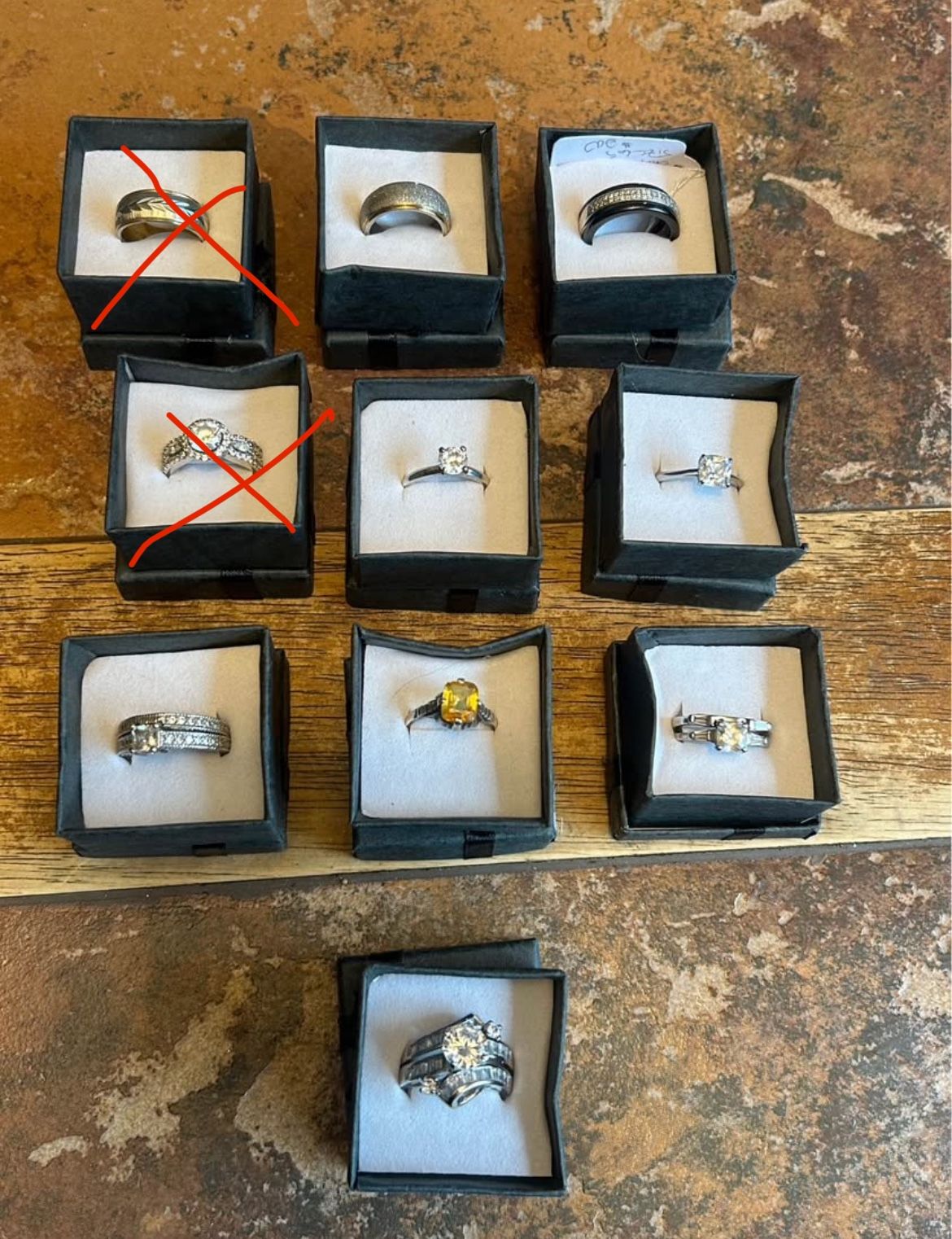 Sterling Silver Rings Sizes 6-6.5  $150  each you choose.