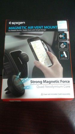Magnetic air vent mount