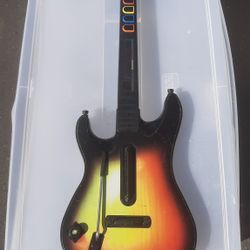 $20 Guitar Hero Rock Band Wired & Wireless Guitar Controller PS3 PS2 XBOX 360 Wii (For Parts-partially Working)
