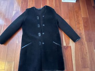 Rag & Bone Reversible Shearling Coat, Black, Sz.xs