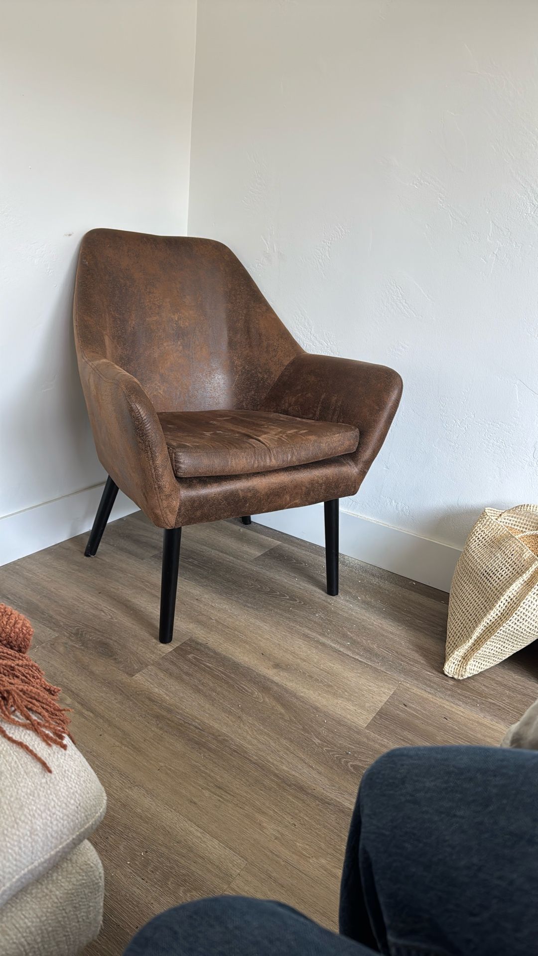 Faux Leather Chair