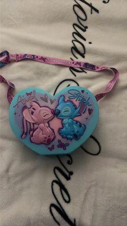 Disney Park Stitch & Angel heart Light up Popcorn Bucket